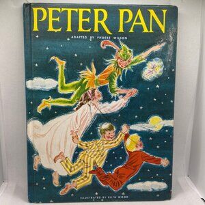 Vintage Peter Pan Children’s Hardcover Picture Book Phoebe Wilson 1975 Printing